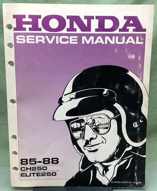 Genuine Honda 61KM103 CN250 Elite250 Service Manual 1988