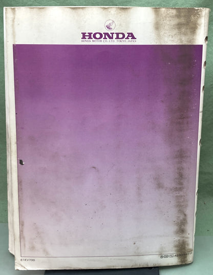 Genuine Honda 61KV700 CH150 Elite150 Service Manual 1986