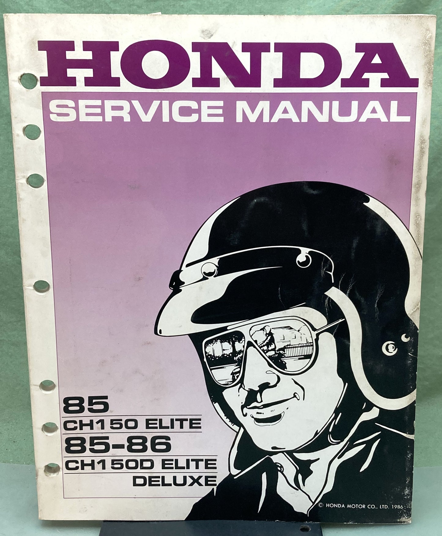 Genuine Honda 61KN702 CH150 Elite CH150D Elite Deluxe Service Manual 1986