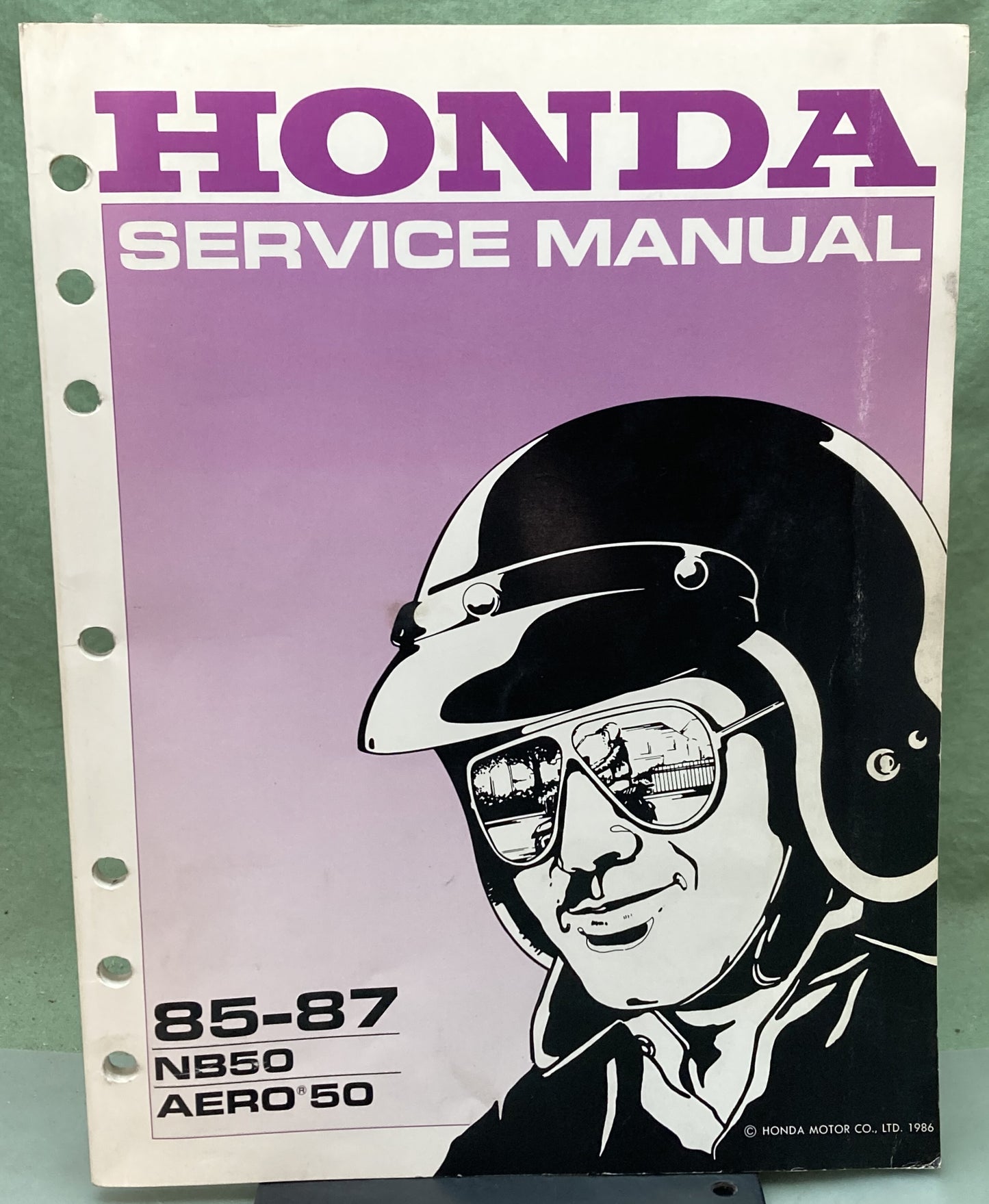 Genuine Honda 61GN202 NB50 Aero 50 Service Manual 1986
