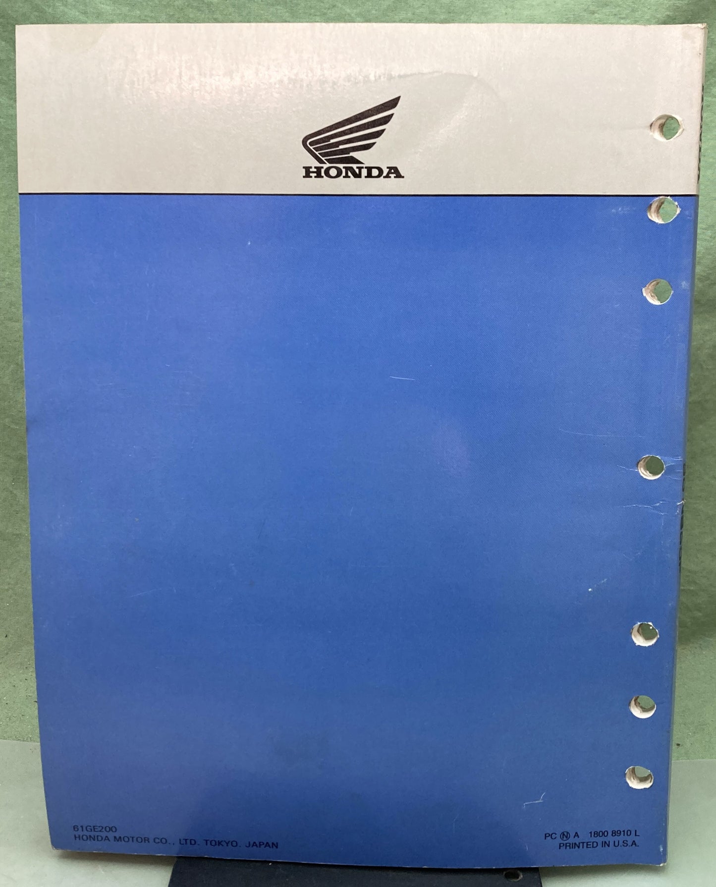 Genuine Honda 61GE200 NS50F Shop Manual 1989