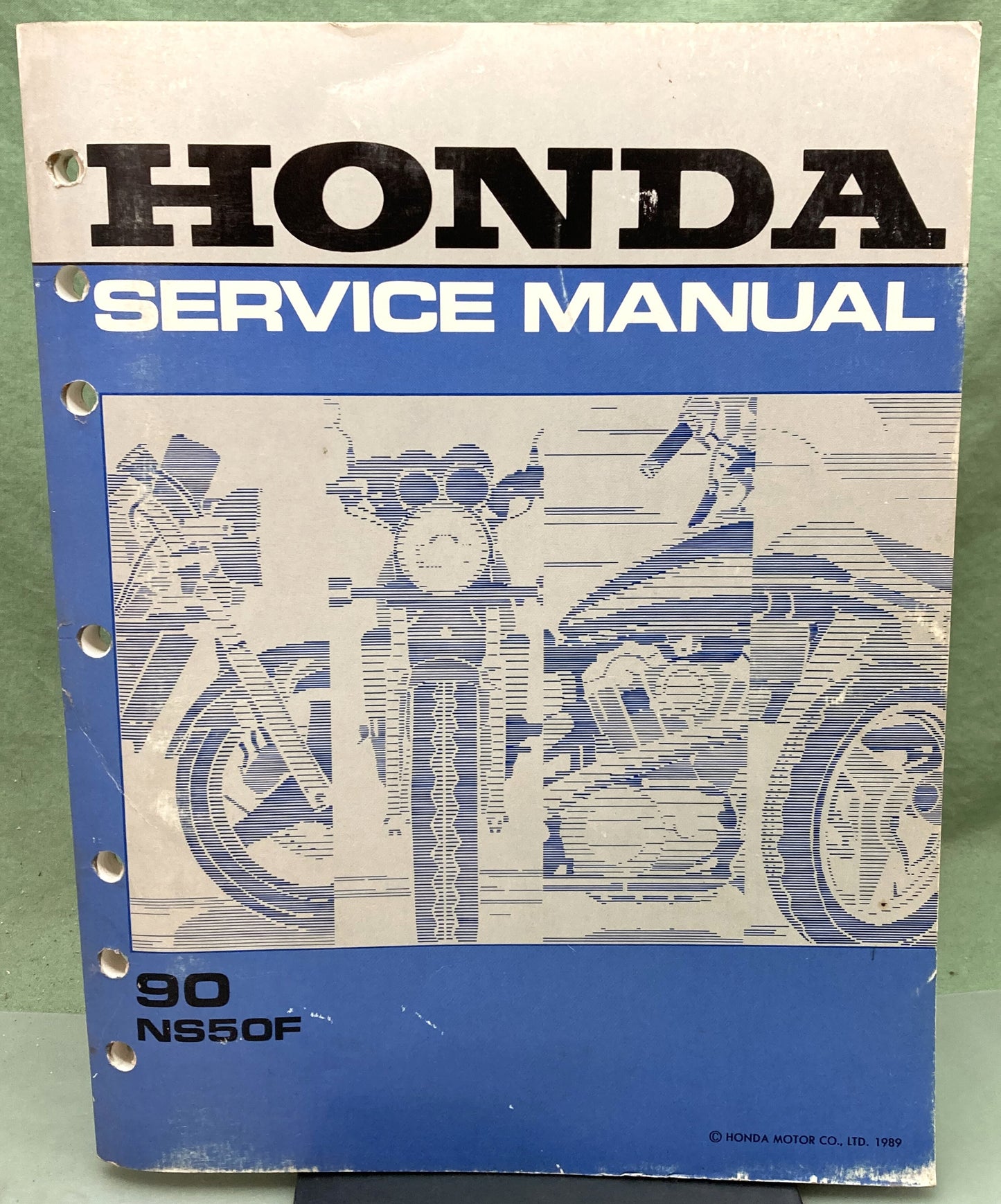 Genuine Honda 61GE200 NS50F Shop Manual 1989