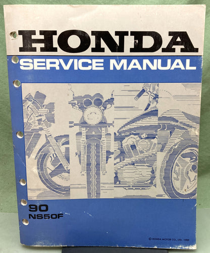 Genuine Honda 61GE200 NS50F Shop Manual 1989
