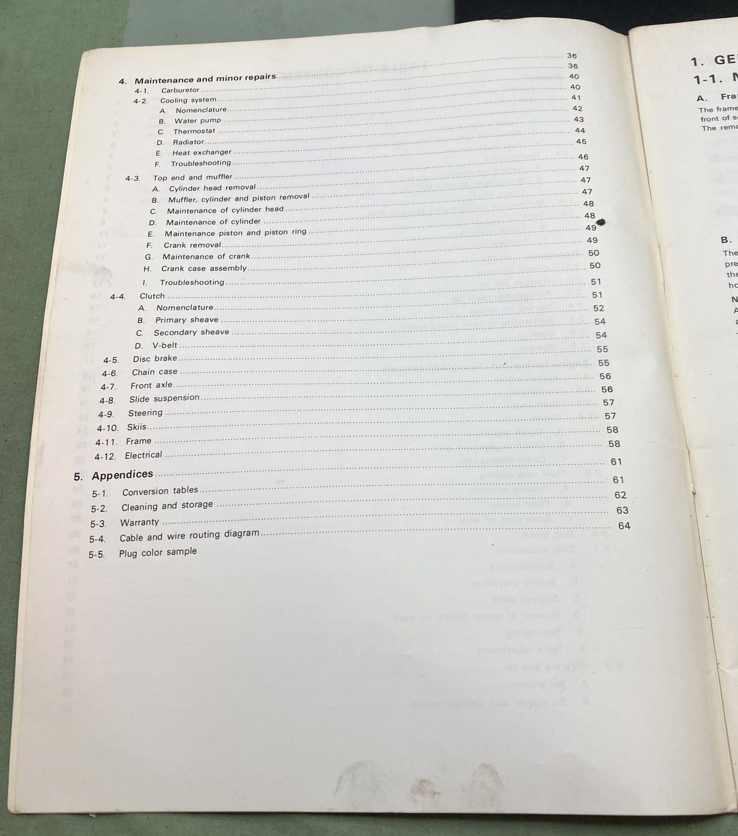 Genuine Yamaha 8A8-28199-10 SRX340/440 Owner's Service Manual