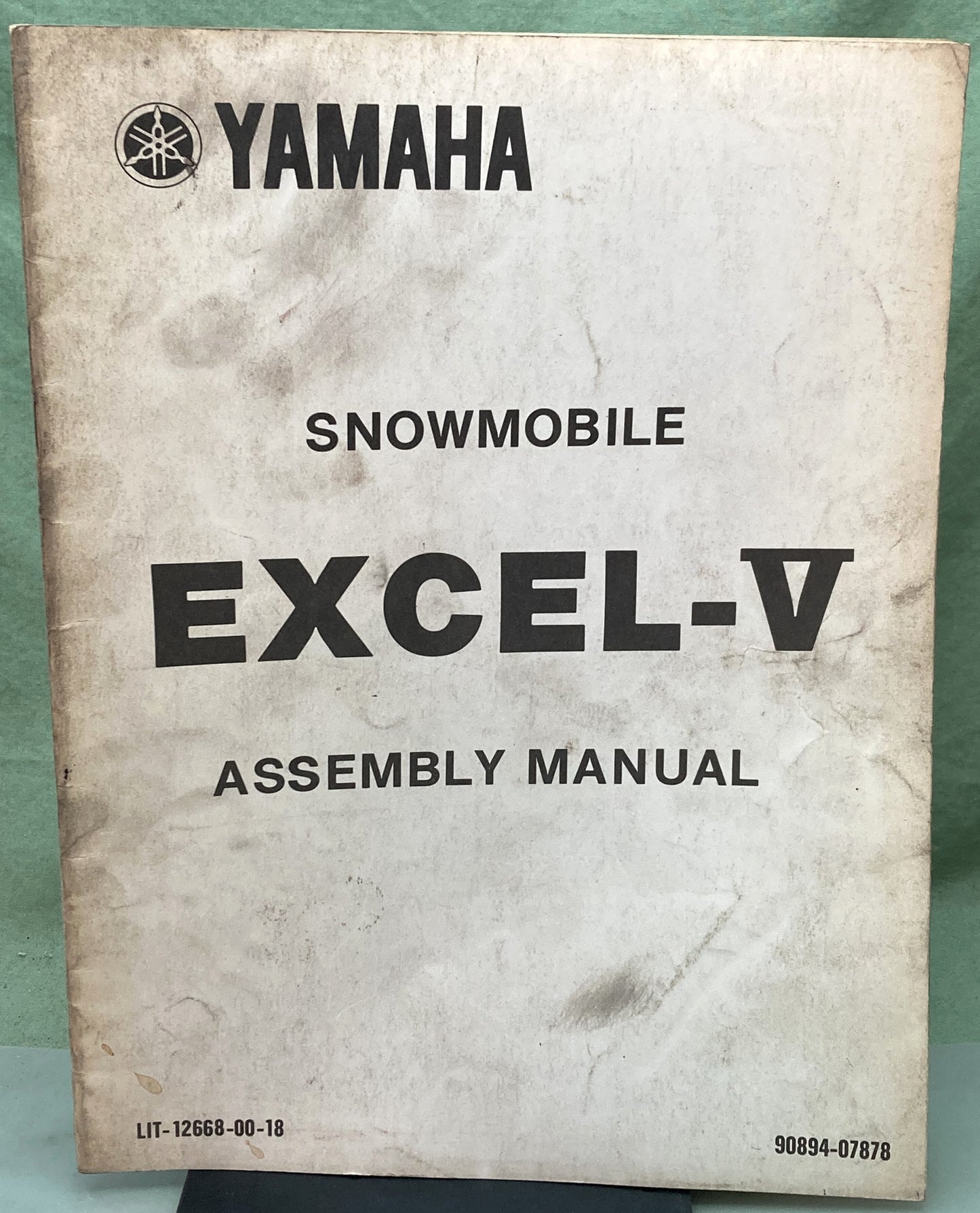 Genuine Yamaha LIT-1266-00-18 Excel-V Snowmobile Assembly Manual 1978