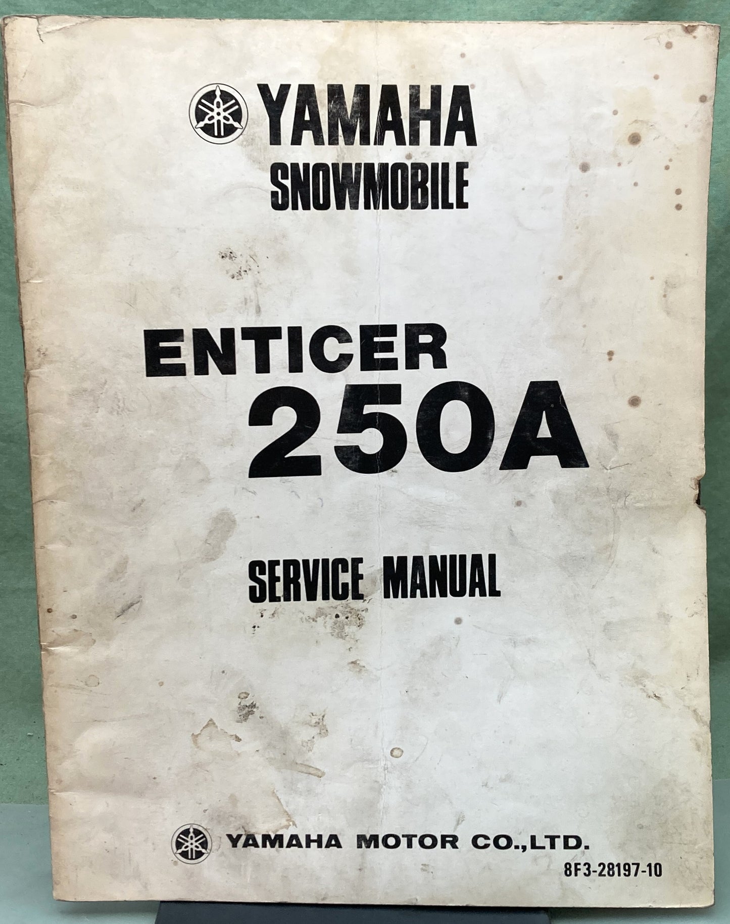 Genuine Yamaha LIT-12618-00-07 Enticer250A Snowmobile Service Manual 1977