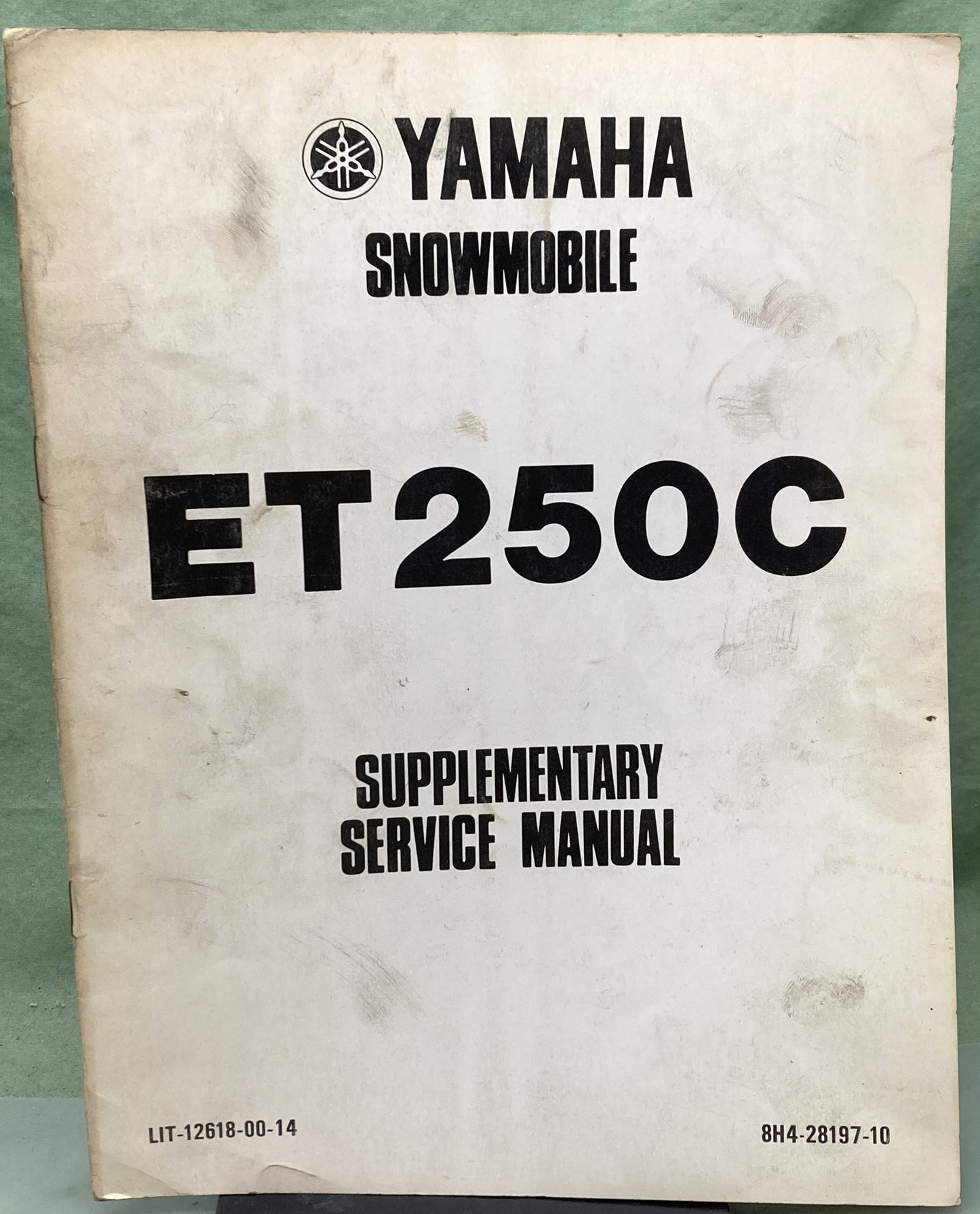 Genuine Yamaha LIT-12618-00-14 Snowmobile ET250C Supp. Service Manual 1978
