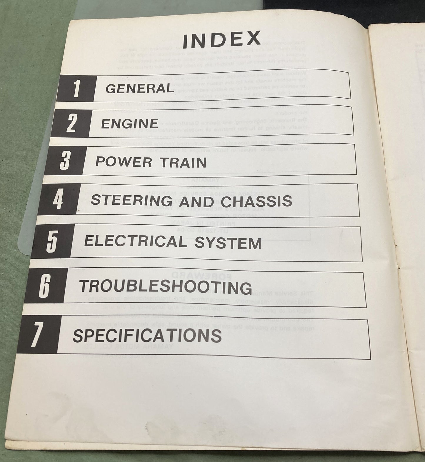 Genuine Yamaha LIT-12618-00-05 Snowmobile GS340A GP440A Supp. Service Manual 1976