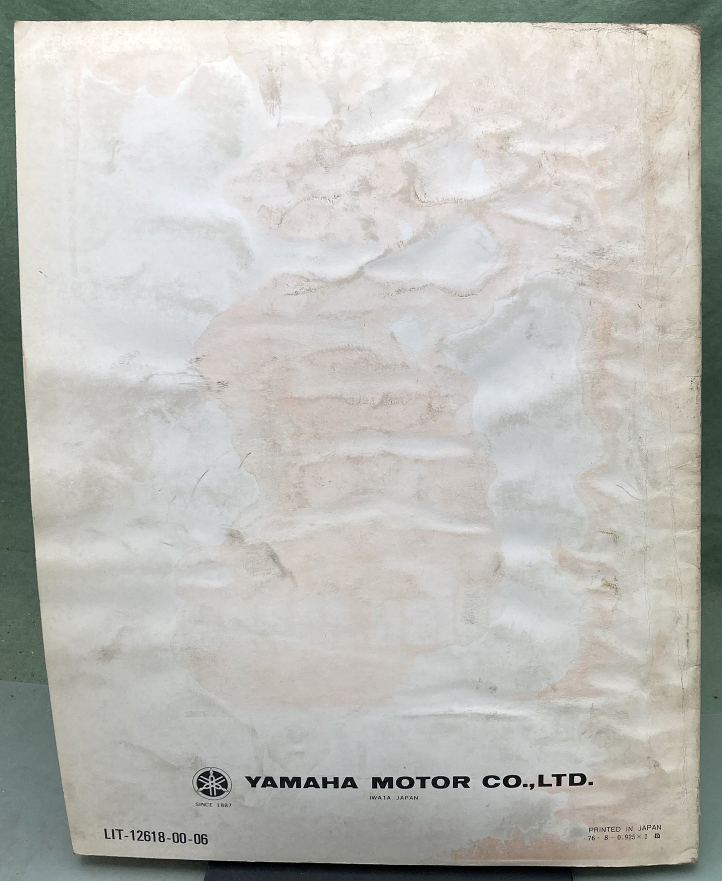 Genuine Yamaha LIT-12618-00-06 Snowmobile GS300A Service Manual 1976