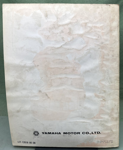 Genuine Yamaha LIT-12618-00-06 Snowmobile GS300A Service Manual 1976