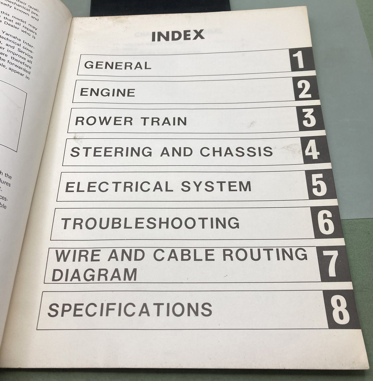 Genuine Yamaha LIT-12618-00-06 Snowmobile GS300A Service Manual 1976