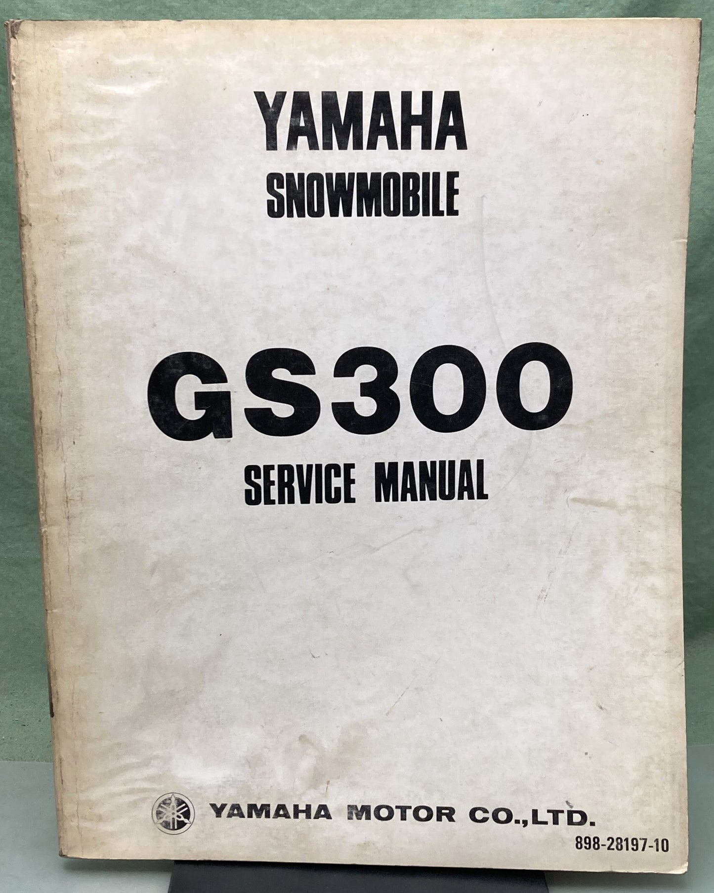 Genuine Yamaha LIT-12618-98-00 Snowmobile GS300 Service Manual 1975