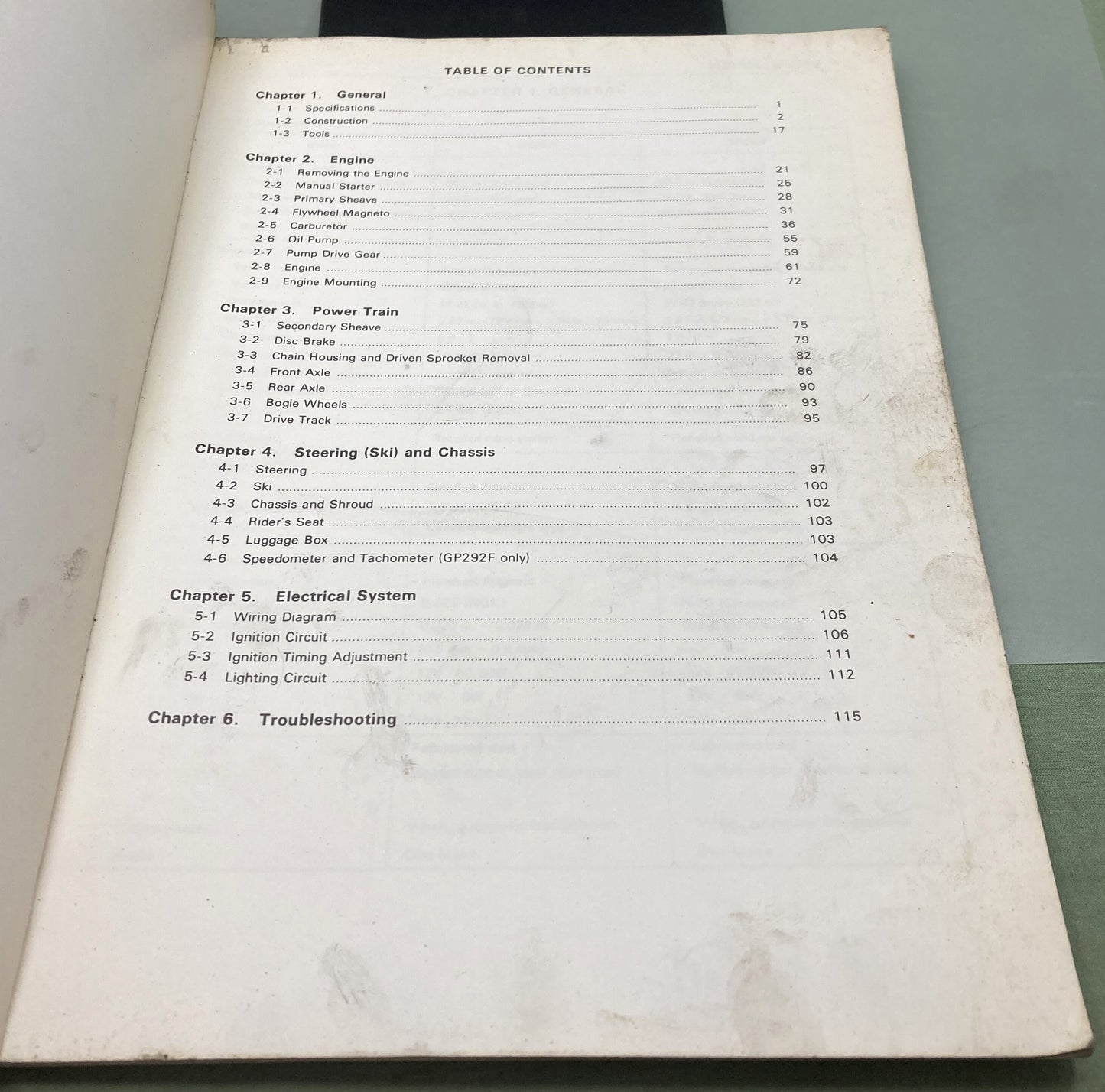 Genuine Yamaha LIT-12618-60-00 Snowmobile SM292F/GP292F Service Manual 1973
