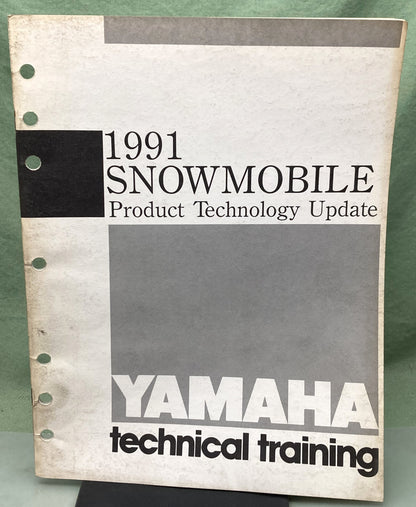 Genuine Yamaha SPR90-090 Snowmobile Product Technology Update 1991