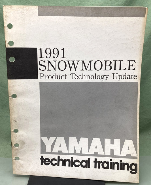 Genuine Yamaha SPR90-090 Snowmobile Product Technology Update 1991