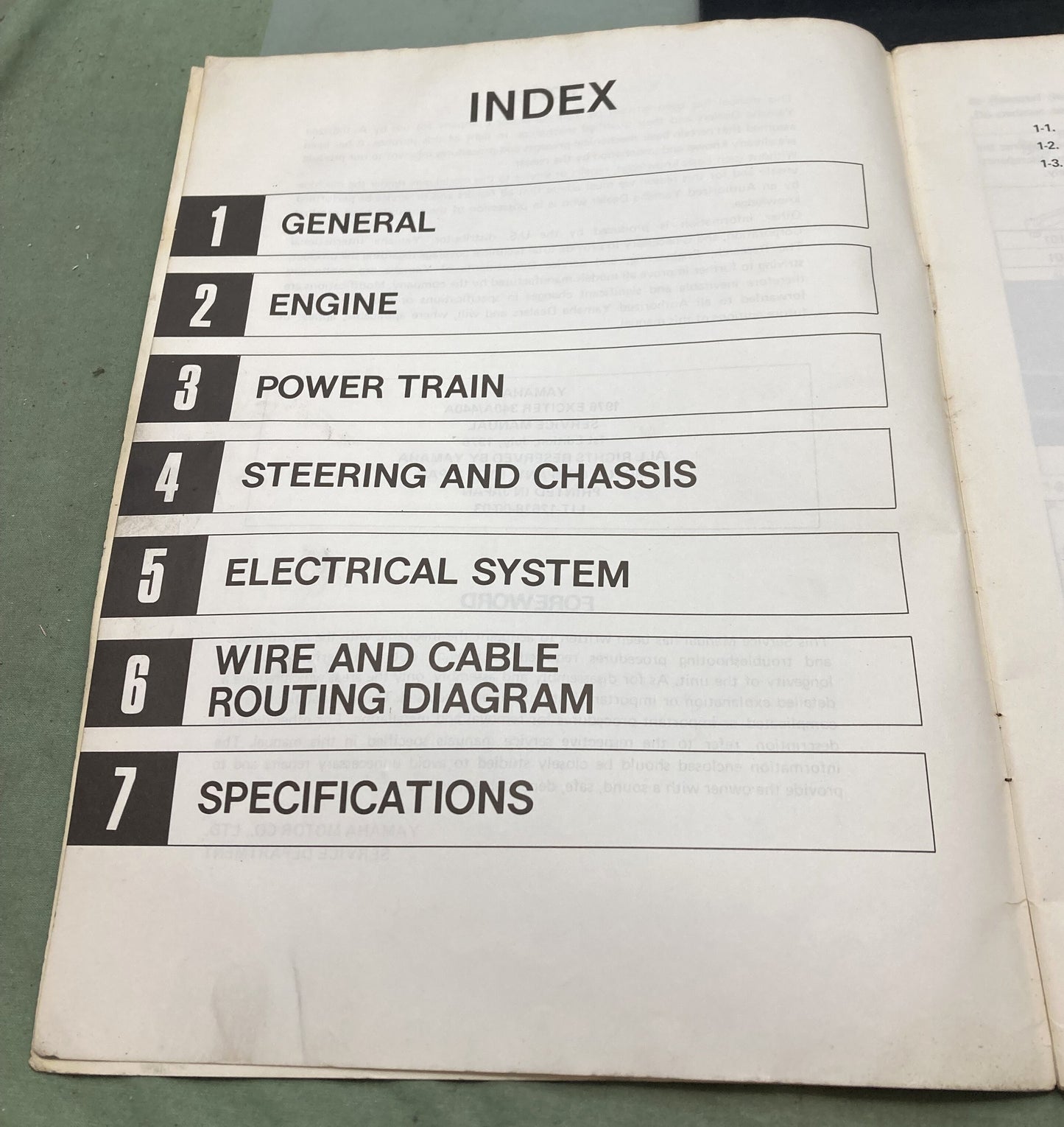 Genuine Yamaha LIT-12618-00-03 Snowmobile Exciter 340A/440A Service Manual 1976