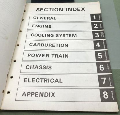 Genuine Yamaha LIT-12618-00-27 Snowmobile SRX440D Service Manual 1979