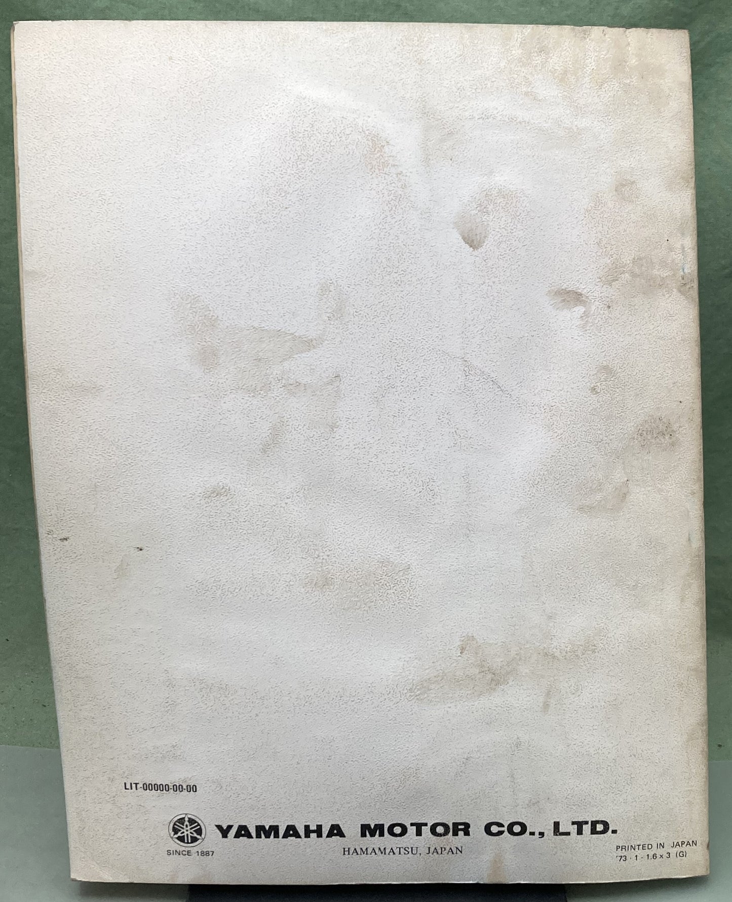 Genuine Yamaha LIT-00000-00-00 SM292 Service Manual 1973