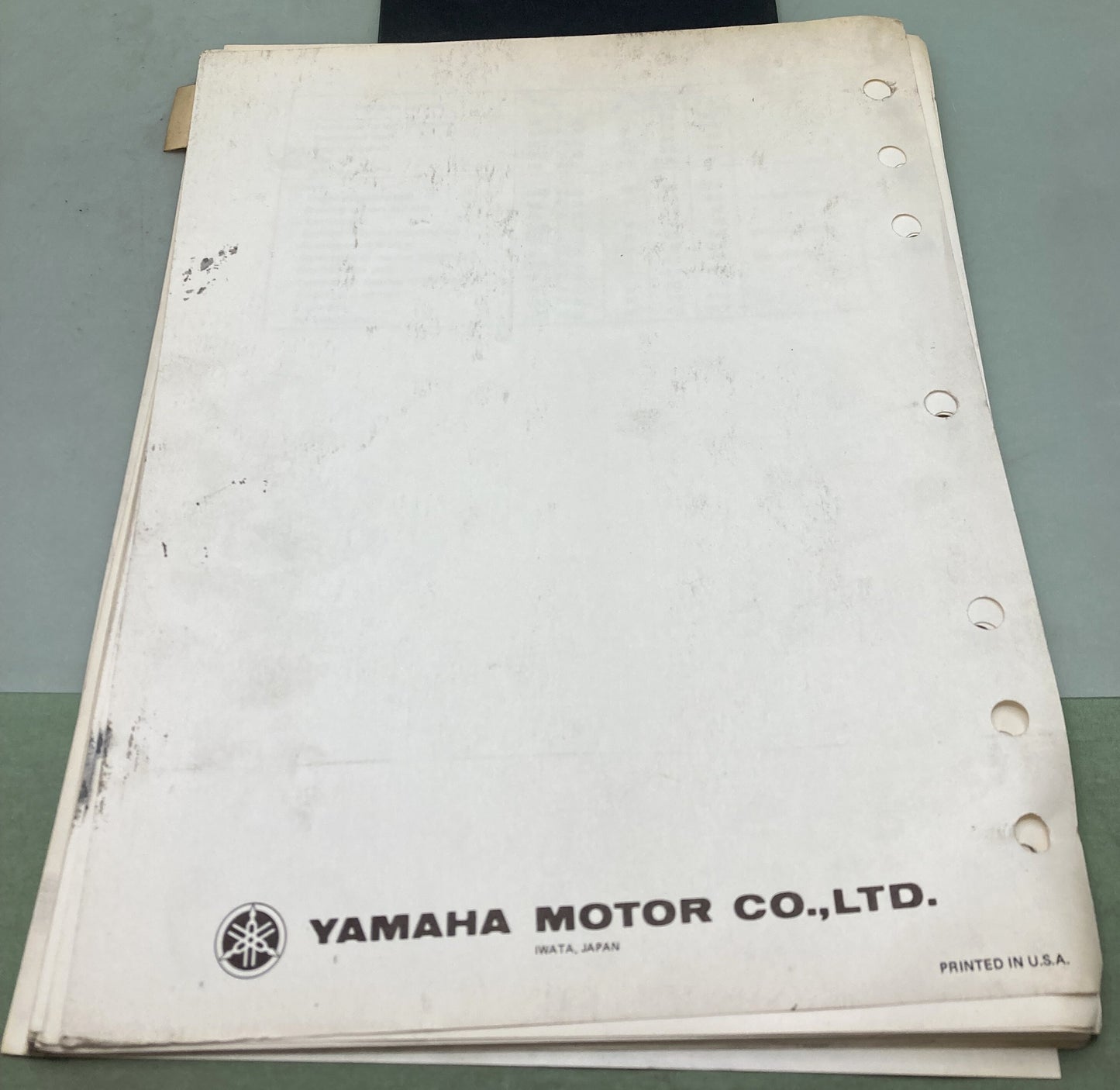 Genuine Yamaha LIT-12618-00-42 Snowmobile SR540F Supp. Service Manual 1981
