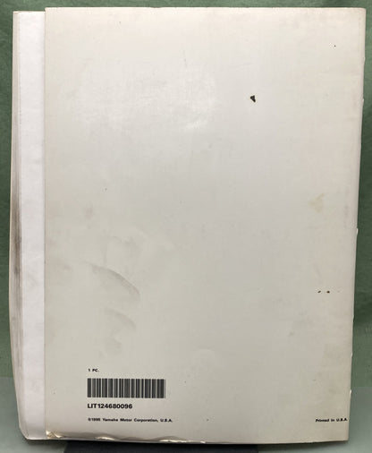 Genuine Yamaha LIT-12468-00-96 Snowmobile Technical Update 1996