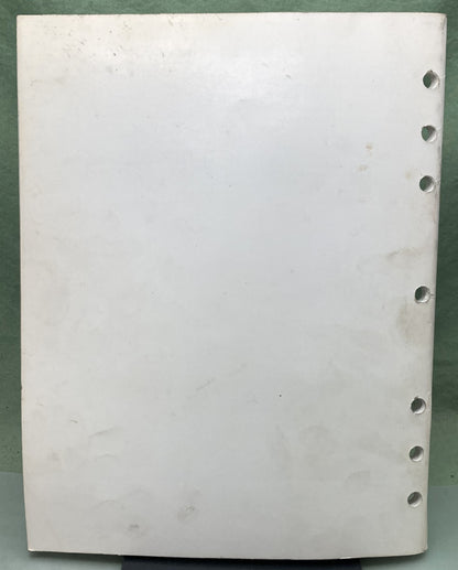 Genuine Yamaha SPR93-033 Snowmobile Technical Update 1994