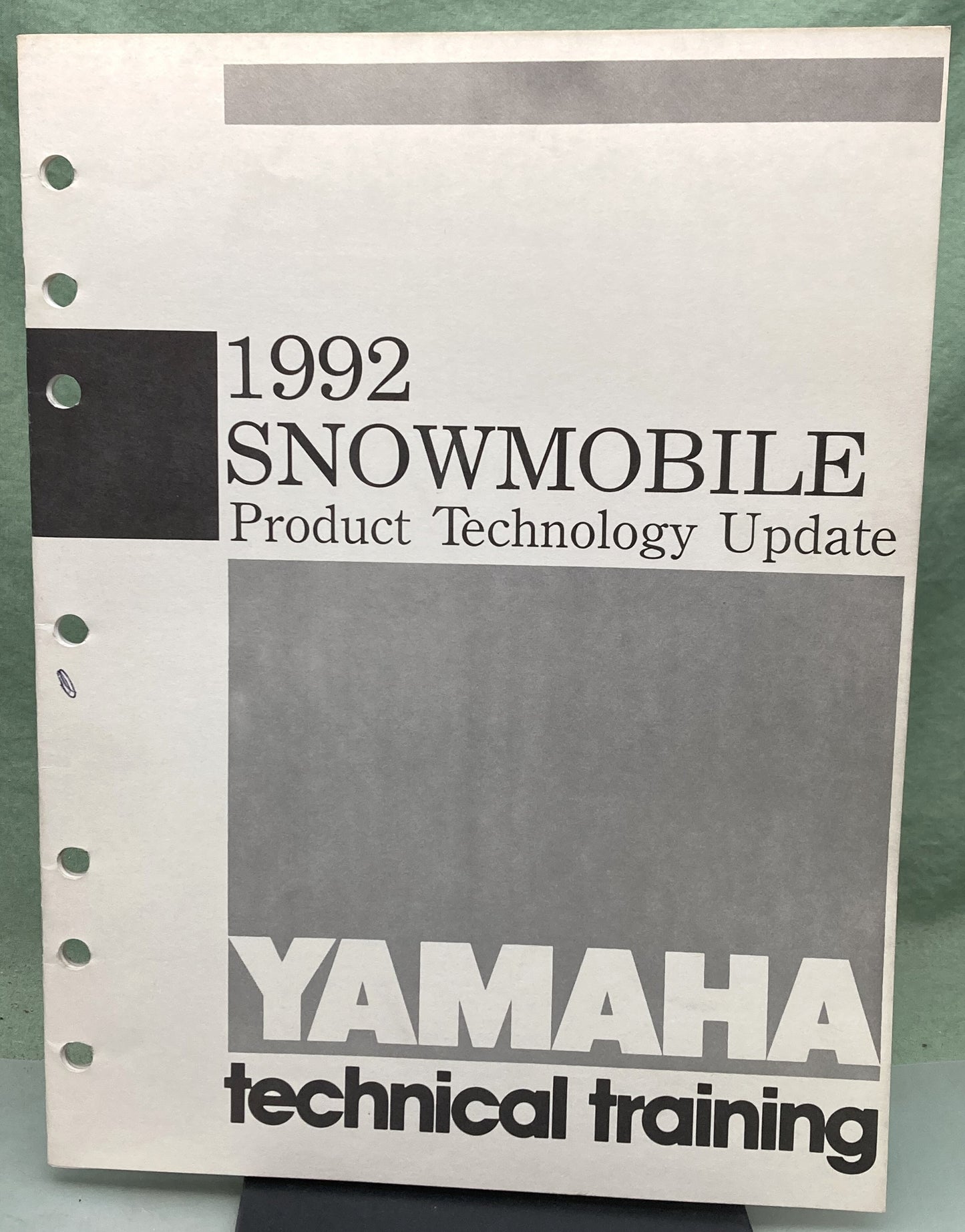 Genuine Yamaha SPR91-064 Snowmobile Product Technology Update 1992