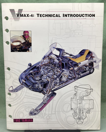 Genuine Yamaha SPR91-063 V Max-4: Technical Introduction 1992
