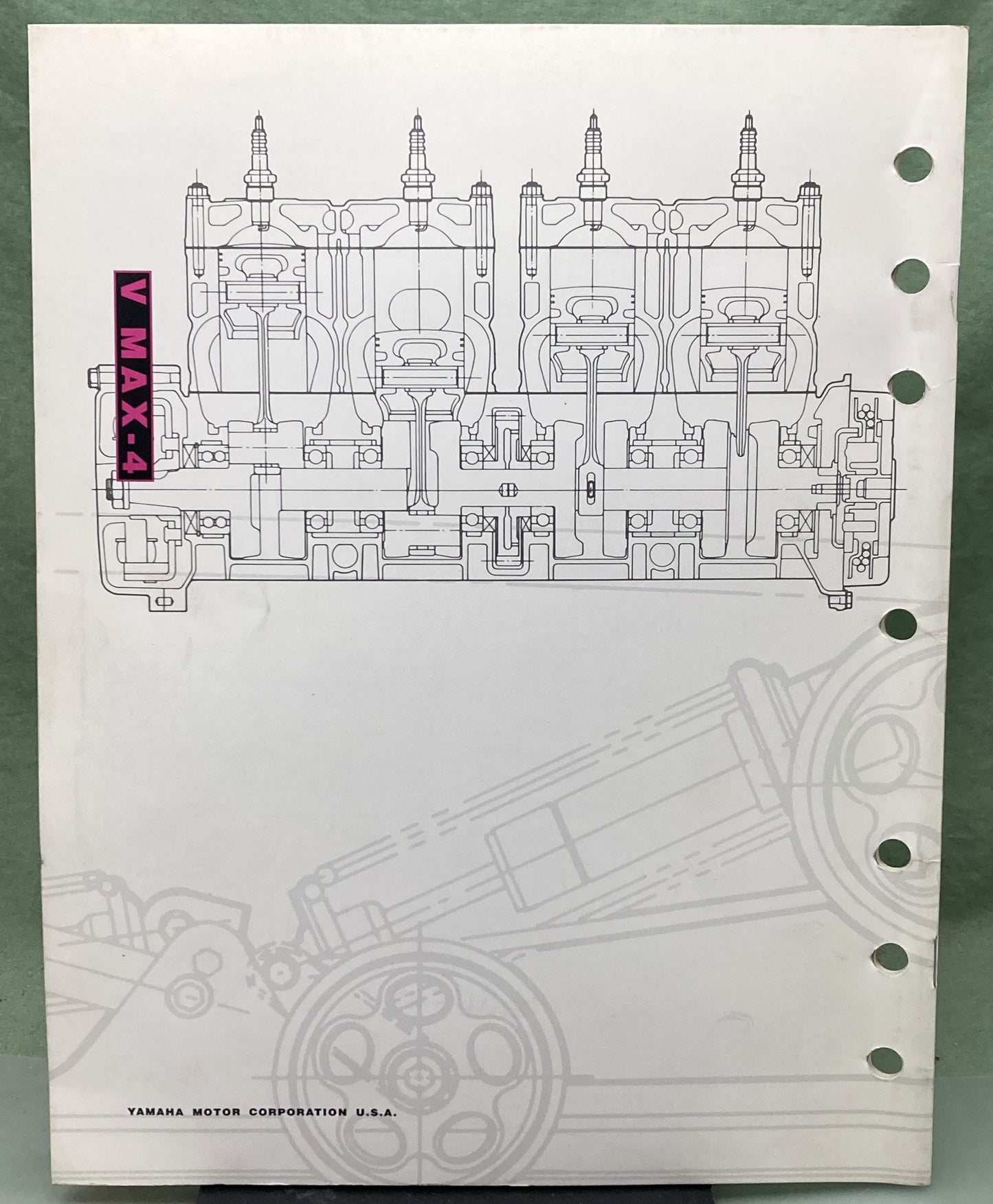 Genuine Yamaha SPR91-063 V Max-4: Technical Introduction 1992