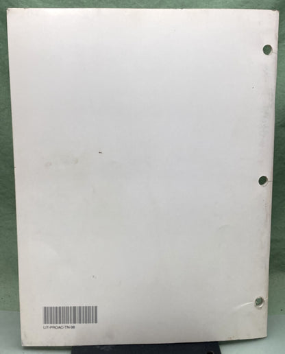 Genuine Yamaha LIT-PROAC-TN-98 Pro Action System Suspension Tuning Manual 1997
