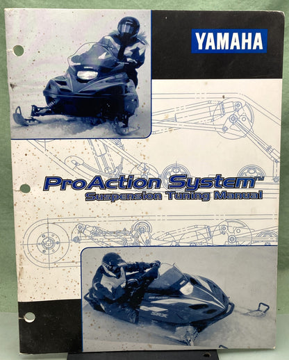 Genuine Yamaha LIT-PROAC-TN-98 Pro Action System Suspension Tuning Manual 1997