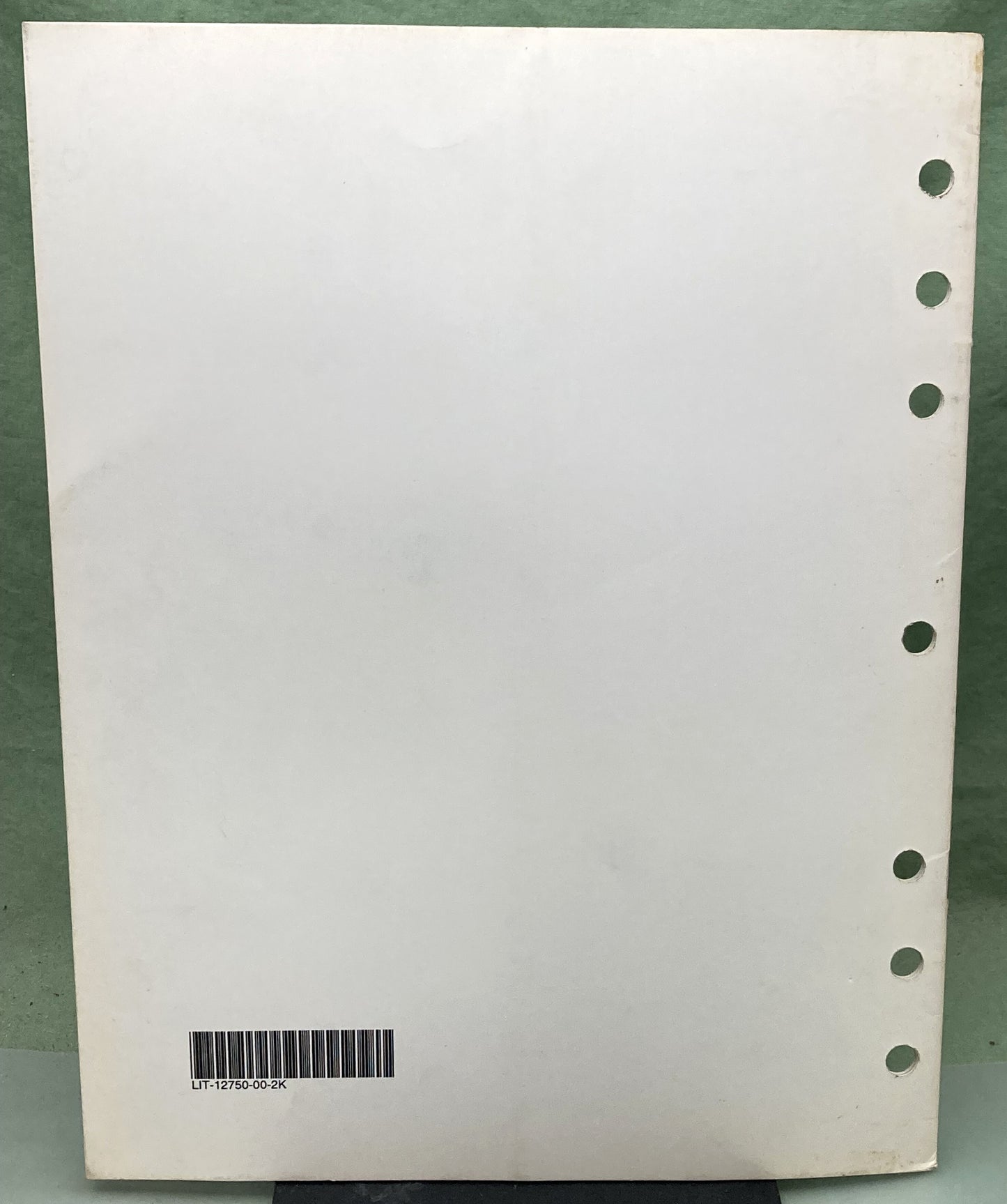 Genuine Yamaha LIT-12750-00-2K Snowmobile Flat Rate Manual 2000