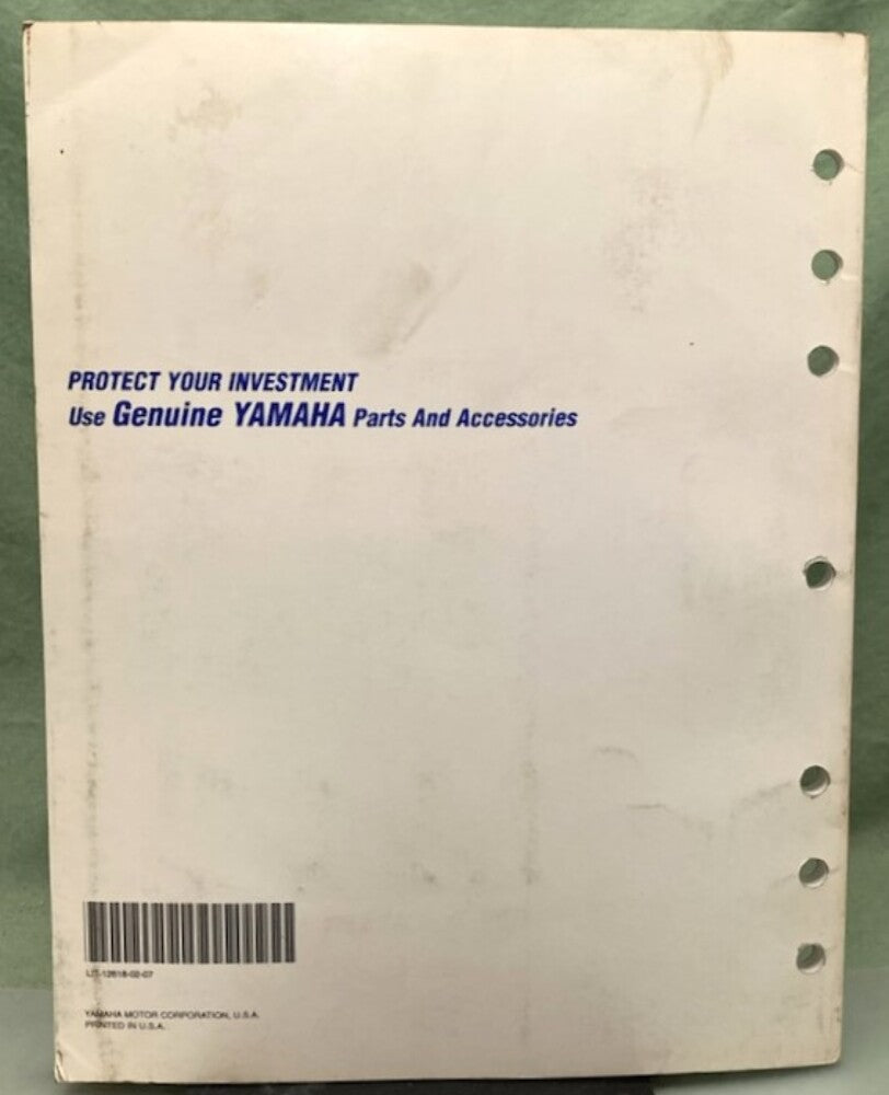Genuine Yamaha LIT-12618-02-07 SX500D, SX600D, SX700D Supp. Service Manual 1999