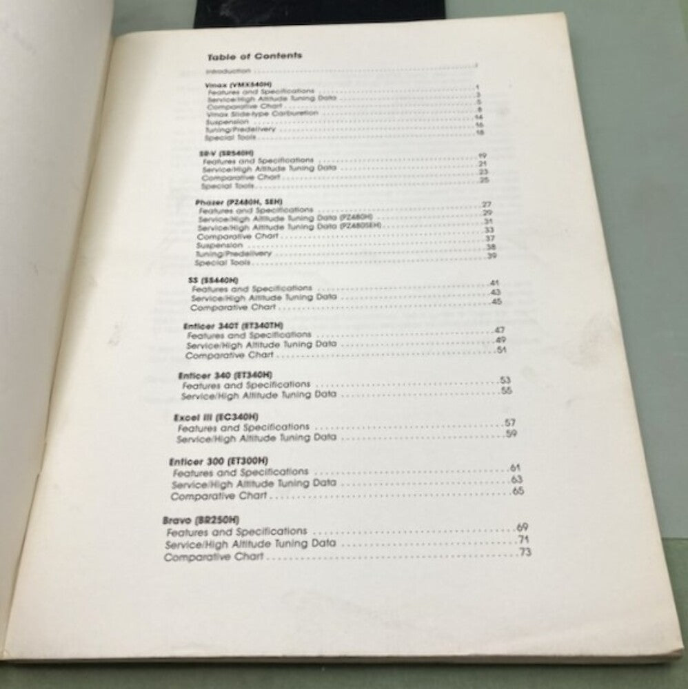 Genuine Yamaha LIT-12468-00-00 Snowmobile Mechanic's Guide 1984