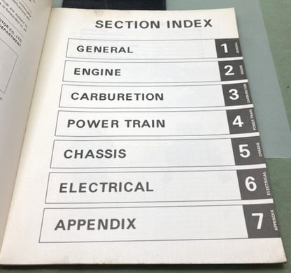 Genuine Yamaha LIT-12618-00-18 Snowmobile Excel-V Service Manual 1978