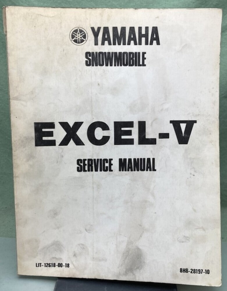 Genuine Yamaha LIT-12618-00-18 Snowmobile Excel-V Service Manual 1978