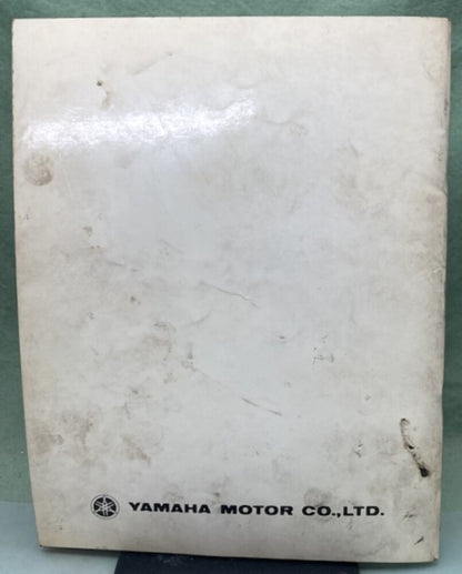 Genuine Yamaha LIT-12618-62-00 GPX 338F/433F Service Manual 1979