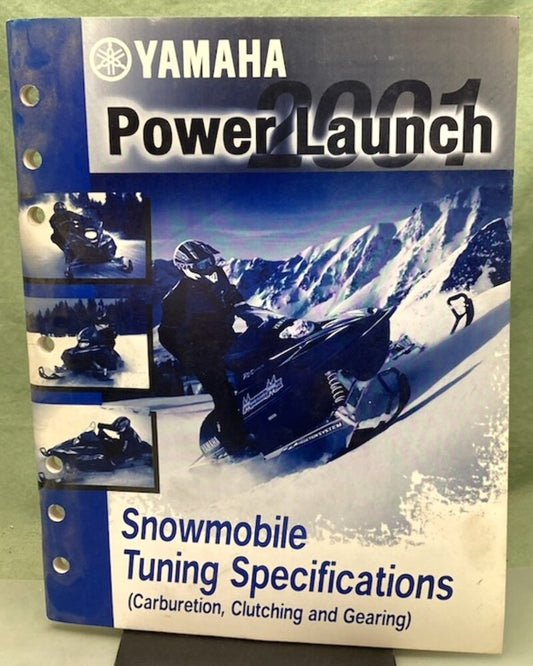Genuine Yamaha Power Launch Snowmobile Tuning Specifications 2001
