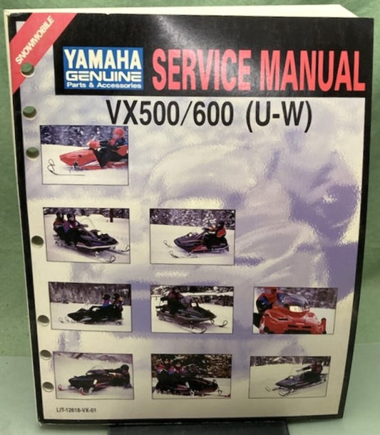 Genuine Yamaha LIT-12618-VX-01 VX500/600 (U-W) Service Manual 1995