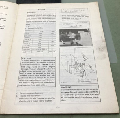 Genuine Yamaha LIT-12618-00-10 Snowmobile EX340B/EX440B Supp. Service Manual '77