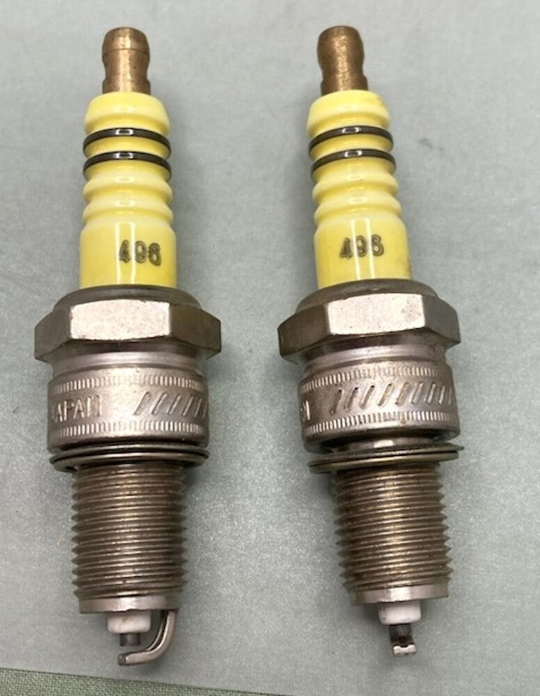 New Genuine Accel 2410A U-Groove Motorcycle Spark Plug Set 496
