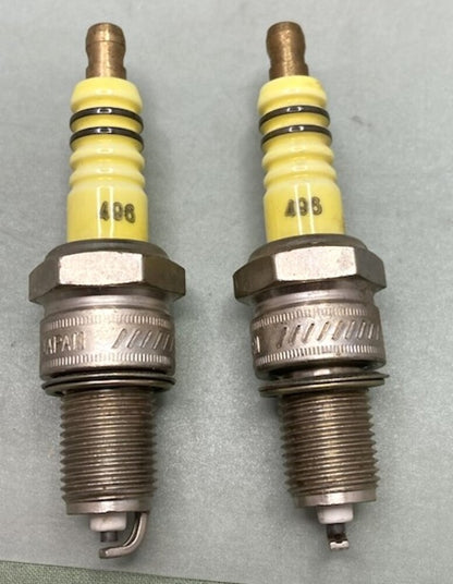 New Genuine Accel 2410A U-Groove Motorcycle Spark Plug Set 496