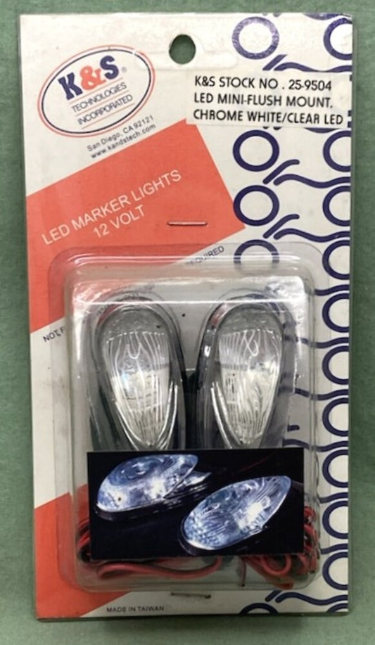New Genuine K&S Technologies 25-9504 LED Marker Light Set 12 Volt