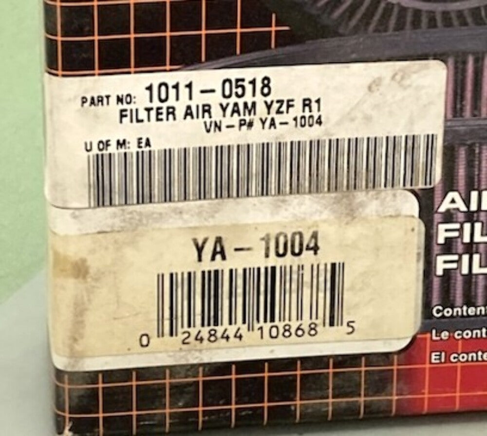 New Genuine K&N YA-1004 High-Flow Air Filter