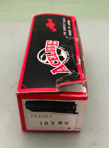 10 PK New Genuine Acelite 282057 Marker Bulb; 12V 3W
