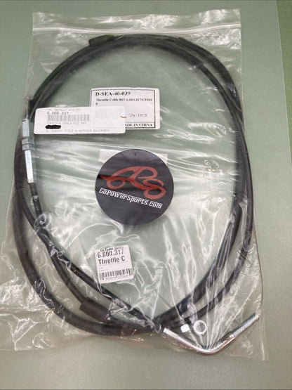 NEW GENUINE GO POWER SPORTS 6.000.317 Go Kart Throttle Cable 72"