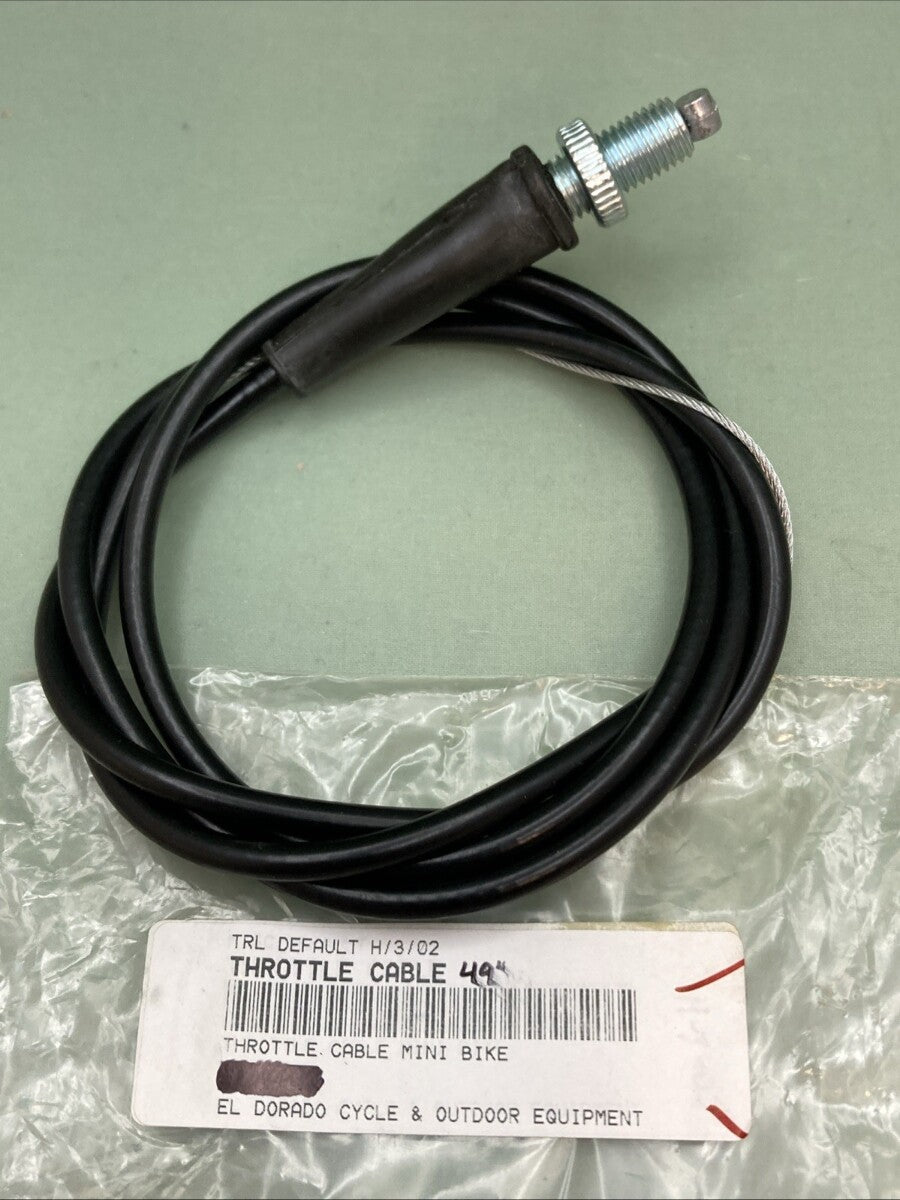 NEW REPLACES TRAILMASTER 49" Throttle Cable MINI BIKE