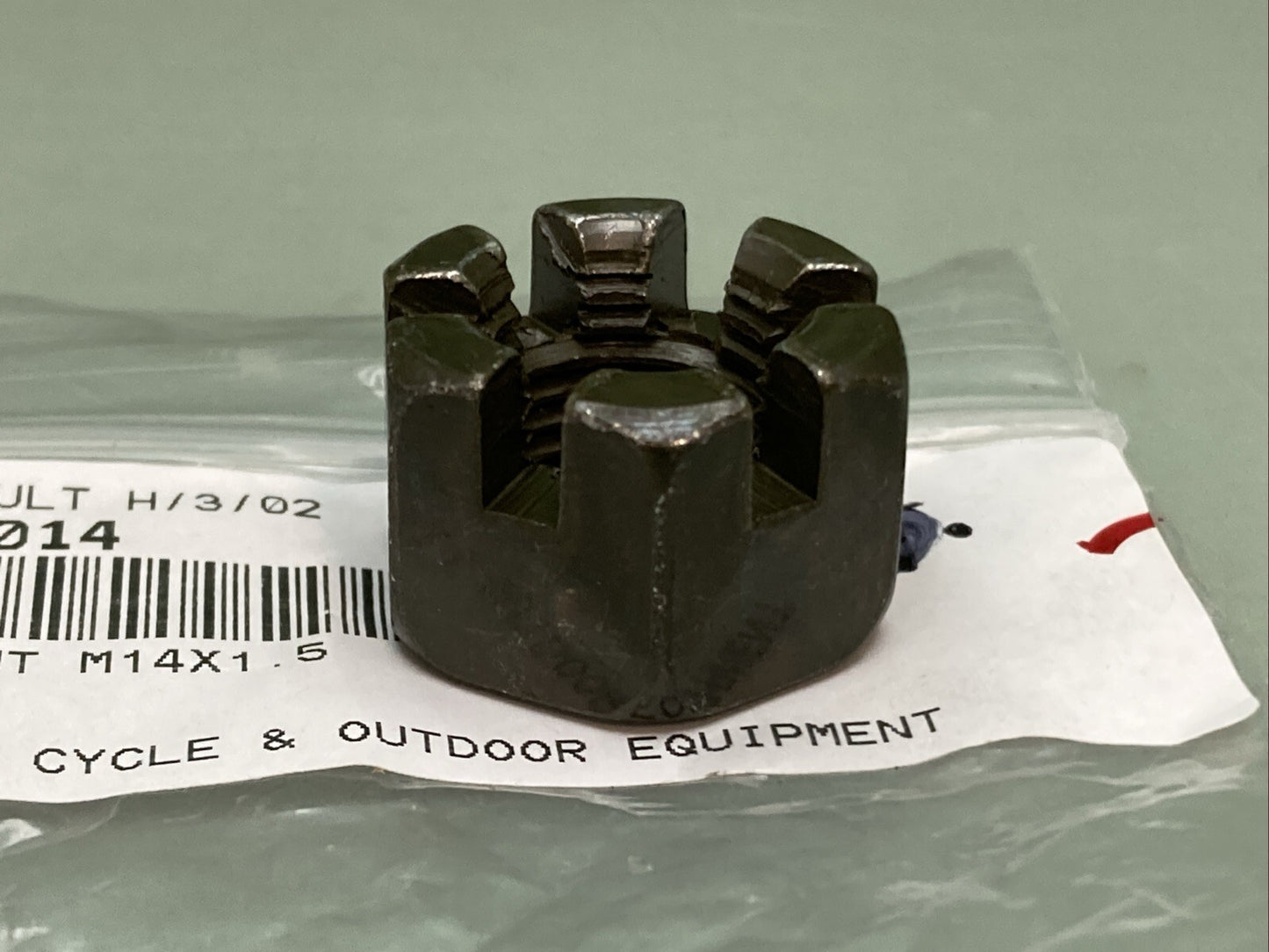 NEW REPLACES TRAILMASTER 9.800.014 CASTLE NUT M14 X 1.5
