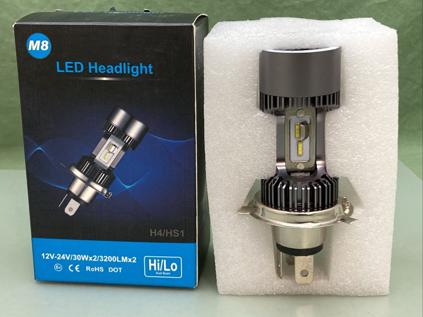 NEW BCSMMCAR LI-N001-M8F1 LED HEADLIGHT 12V-24/30WX2/3200LMX2