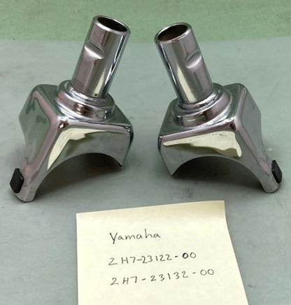 New Replaces Yamaha 2H7-23132-00, 2H7-23122-00 Right/Left Frt. Fork Cover Set