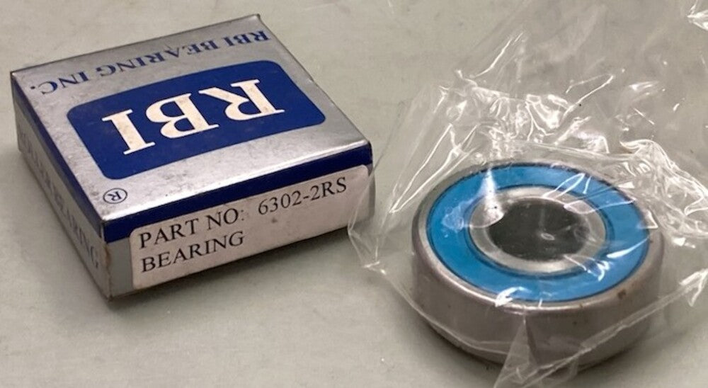 New Genuine RBI Bearing 6302-2RS Bearing